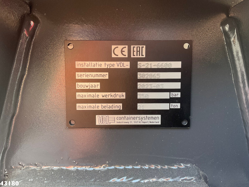 Konkstõstukiga veoauto Mercedes-Benz Actros 2643 VDL 21 Ton haakarmsysteem: pilt 18