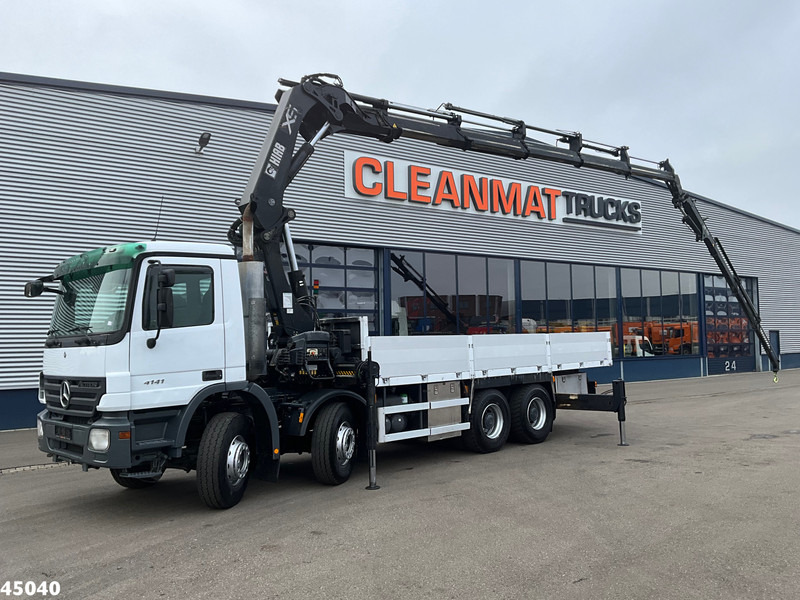 Mercedes-Benz Actros 4141 8x4 manual Hiab 32 Tonmeter laadkraan + Fly-jib - Kraanaga veoauto: pilt 1 Mercedes-Benz Actros 4141 8x4 manual Hiab 32 Tonmeter laadkraan + Fly-jib - Kraanaga veoauto: pilt 1