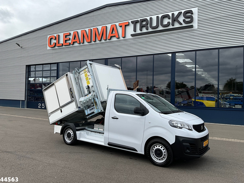 Peugeot E-Expert 100% elektrisch kippende zijlader - Prügiauto: pilt 1 Peugeot E-Expert 100% elektrisch kippende zijlader - Prügiauto: pilt 1