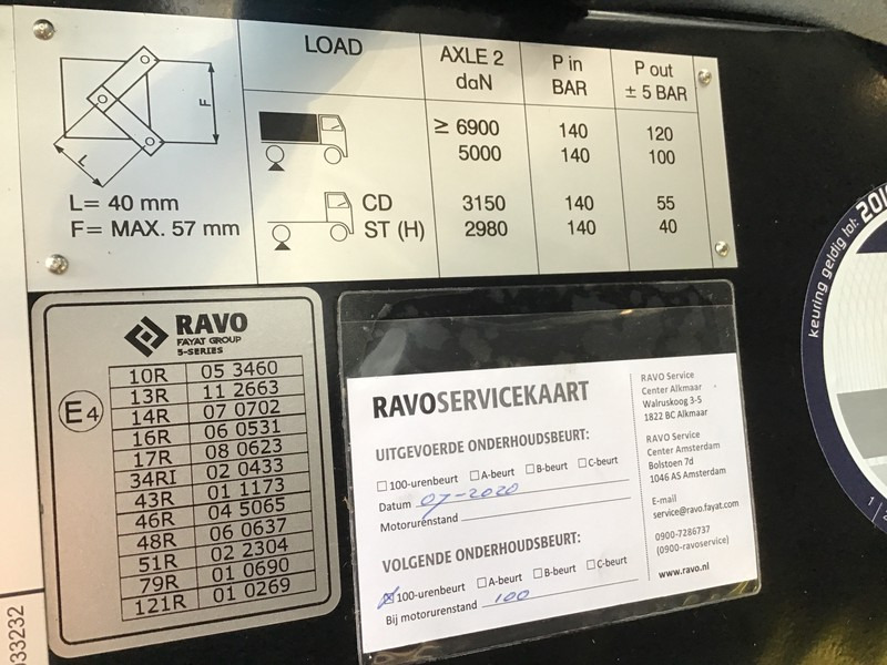 Tänavapühkimismasin Ravo 5-SERIES 580 with 3-rd brush: pilt 8