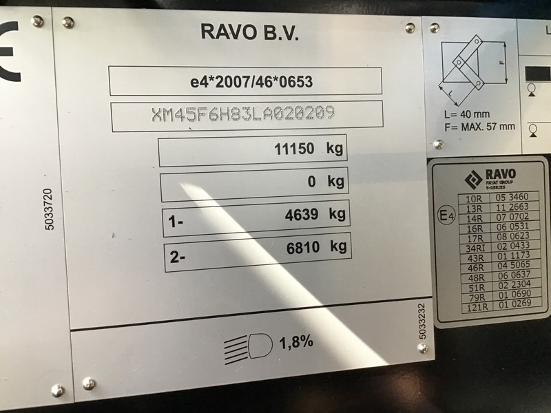 Tänavapühkimismasin Ravo 5-SERIES 580 with 3-rd brush: pilt 7