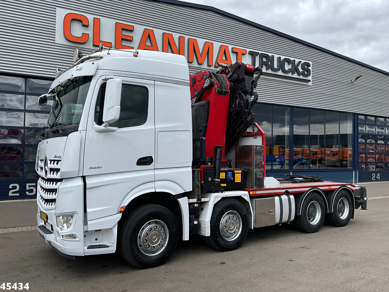 Mercedes-Benz Arocs 3251 8x4 Euro 6 Retarder HMF 85 Tonmeter laadkraan Fly-Jib - Sadulveok: pilt 2 Mercedes-Benz Arocs 3251 8x4 Euro 6 Retarder HMF 85 Tonmeter laadkraan Fly-Jib - Sadulveok: pilt 2
