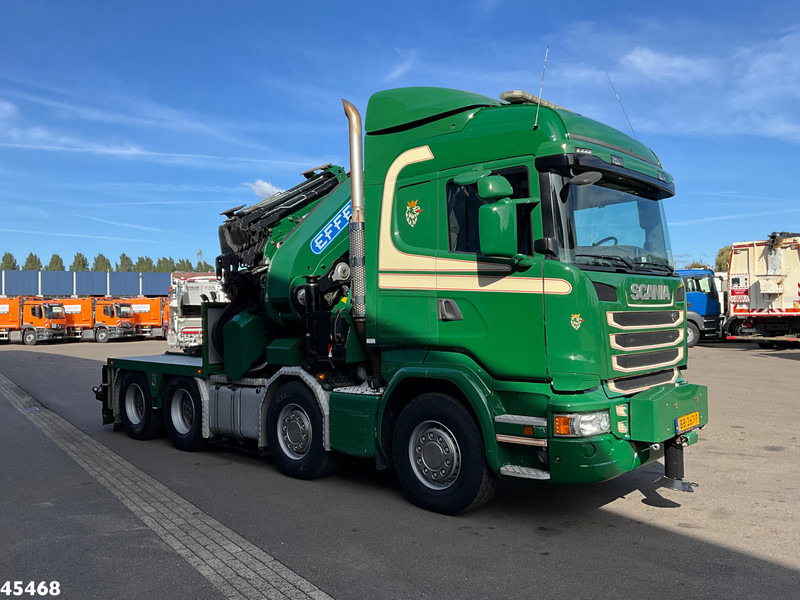 Scania R 490 8x4 Euro 6 Effer 140 Tonmeter laadkraan + Fly-Jib Just 283.508 km - Sadulveok: pilt 5 Scania R 490 8x4 Euro 6 Effer 140 Tonmeter laadkraan + Fly-Jib Just 283.508 km - Sadulveok: pilt 5