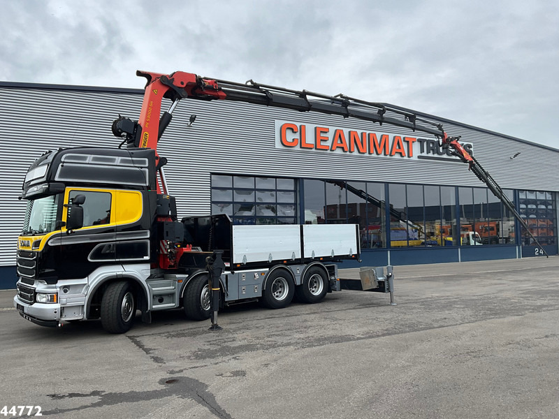 Sadulveok Scania R500 8x4 V8 Retarder Palfinger 53 Tonmeter laadkraan + Fly-Jib: pilt 8