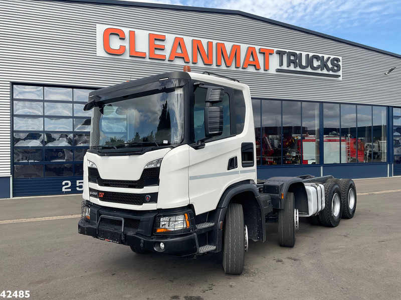 Kabiinišassiiga veoauto Scania G 450 8x4 Chassis Retarder Just 81.865 km!: pilt 1