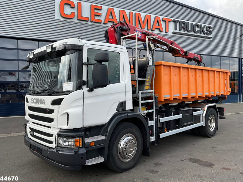 Scania P 320 HMF 12 Tonmeter Z-kraan + Kipper 11m³ - Kallurauto, Kraanaga veoauto: pilt 2 Scania P 320 HMF 12 Tonmeter Z-kraan + Kipper 11m³ - Kallurauto, Kraanaga veoauto: pilt 2