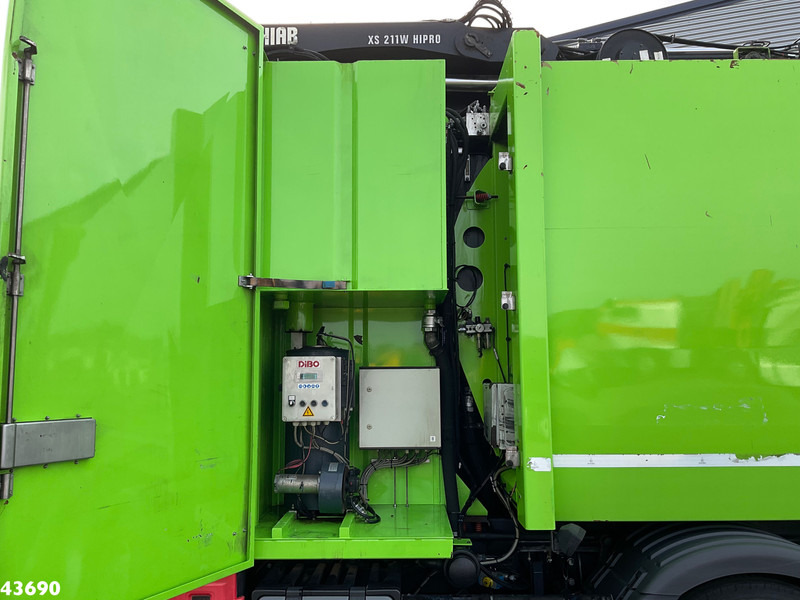 Scania P 360 Faun 18m³ + Hiab crane + Underground Container Washing Installation liising Scania P 360 Faun 18m³ + Hiab crane + Underground Container Washing Installation: pilt 16