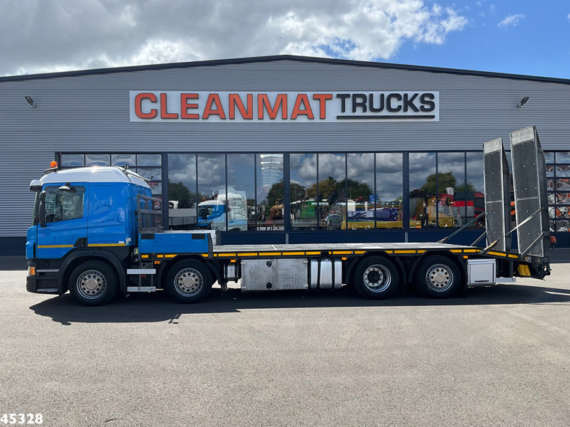 Scania P 410 8x2 Euro 6 Retarder Autotransporter met hydraulische oprijrampen - Treilerveoauto: pilt 2 Scania P 410 8x2 Euro 6 Retarder Autotransporter met hydraulische oprijrampen - Treilerveoauto: pilt 2