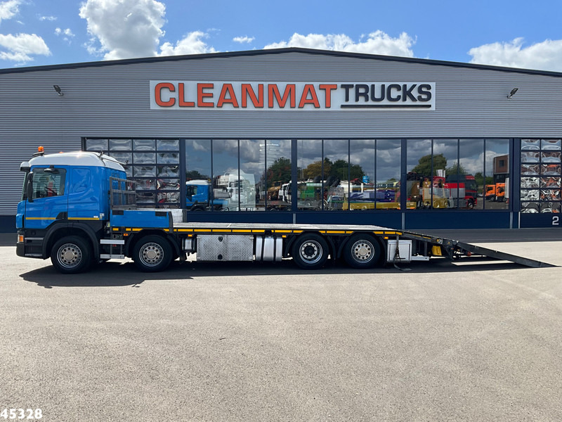 Scania P 410 8x2 Euro 6 Retarder Autotransporter met hydraulische oprijrampen - Treilerveoauto: pilt 3 Scania P 410 8x2 Euro 6 Retarder Autotransporter met hydraulische oprijrampen - Treilerveoauto: pilt 3