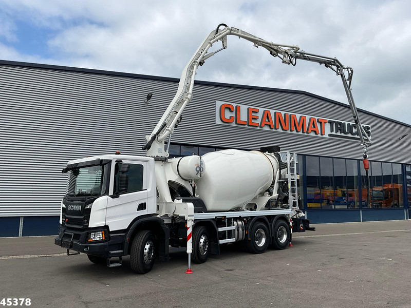Scania P 450 XT 8x4 Euro 6 Retarder CIFA 7m³ Mixer + Pumi Pump 25 m³ NEW AND UNUSED! - Betoonipump: pilt 1 Scania P 450 XT 8x4 Euro 6 Retarder CIFA 7m³ Mixer + Pumi Pump 25 m³ NEW AND UNUSED! - Betoonipump: pilt 1