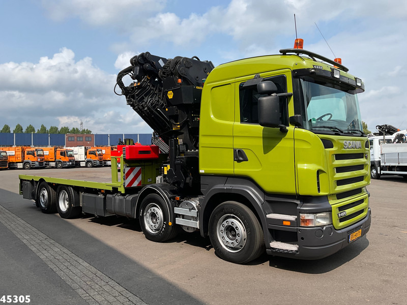 Scania R 420 8x2 manual Palfinger 85 Tonmeter laadkraan + Fly-Jib - Kraanaga veoauto: pilt 4 Scania R 420 8x2 manual Palfinger 85 Tonmeter laadkraan + Fly-Jib - Kraanaga veoauto: pilt 4