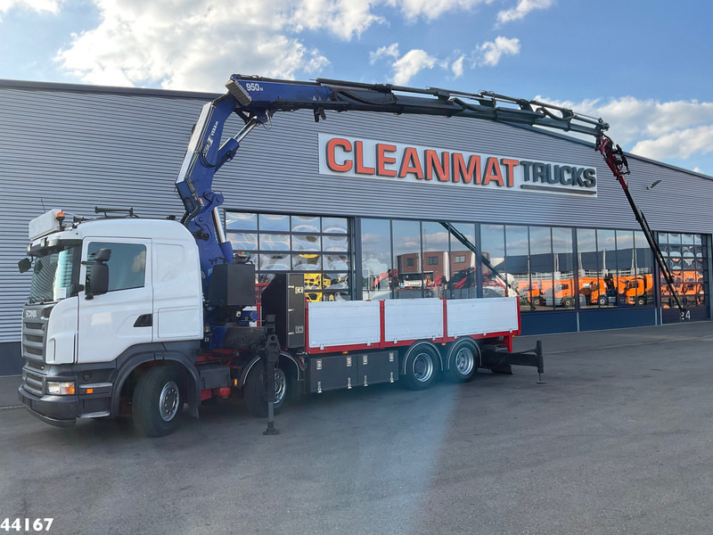 Scania R 480 Amco Veba 95 Tometer laadkraan + Fly-Jib - Kraanaga veoauto: pilt 1 Scania R 480 Amco Veba 95 Tometer laadkraan + Fly-Jib - Kraanaga veoauto: pilt 1