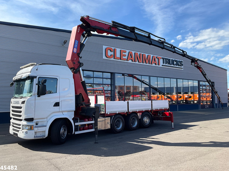 Scania R 490 8x4 Euro 6 Retarder HMF 60 Tonmeter laadkraan + Fly-Jib - Kraanaga veoauto: pilt 1 Scania R 490 8x4 Euro 6 Retarder HMF 60 Tonmeter laadkraan + Fly-Jib - Kraanaga veoauto: pilt 1