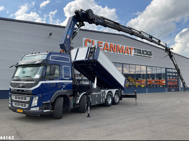 Volvo FM 500 Euro 6 HMF 50 Tonmeter laadkraan + Fly-Jib - Kallurauto, Kraanaga veoauto: pilt 1 Volvo FM 500 Euro 6 HMF 50 Tonmeter laadkraan + Fly-Jib - Kallurauto, Kraanaga veoauto: pilt 1