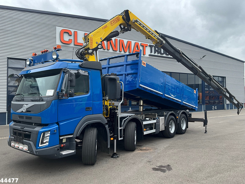 Kraanaga veoauto Volvo FMX 540 8x4 Euro 6 Fassi 36 Tonmeter laadkraan: pilt 10