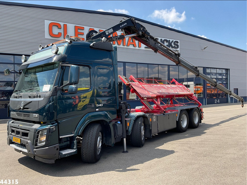 Volvo FMX 540 8x4 Euro 6 Hiab 28 Tonmeter laadkraan - Veoauto - kaablisüsteem, Kraanaga veoauto: pilt 1 Volvo FMX 540 8x4 Euro 6 Hiab 28 Tonmeter laadkraan - Veoauto - kaablisüsteem, Kraanaga veoauto: pilt 1