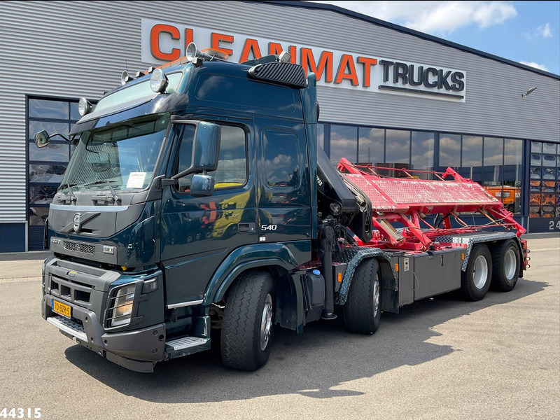 Volvo FMX 540 8x4 Euro 6 Hiab 28 Tonmeter laadkraan - Veoauto - kaablisüsteem, Kraanaga veoauto: pilt 3 Volvo FMX 540 8x4 Euro 6 Hiab 28 Tonmeter laadkraan - Veoauto - kaablisüsteem, Kraanaga veoauto: pilt 3