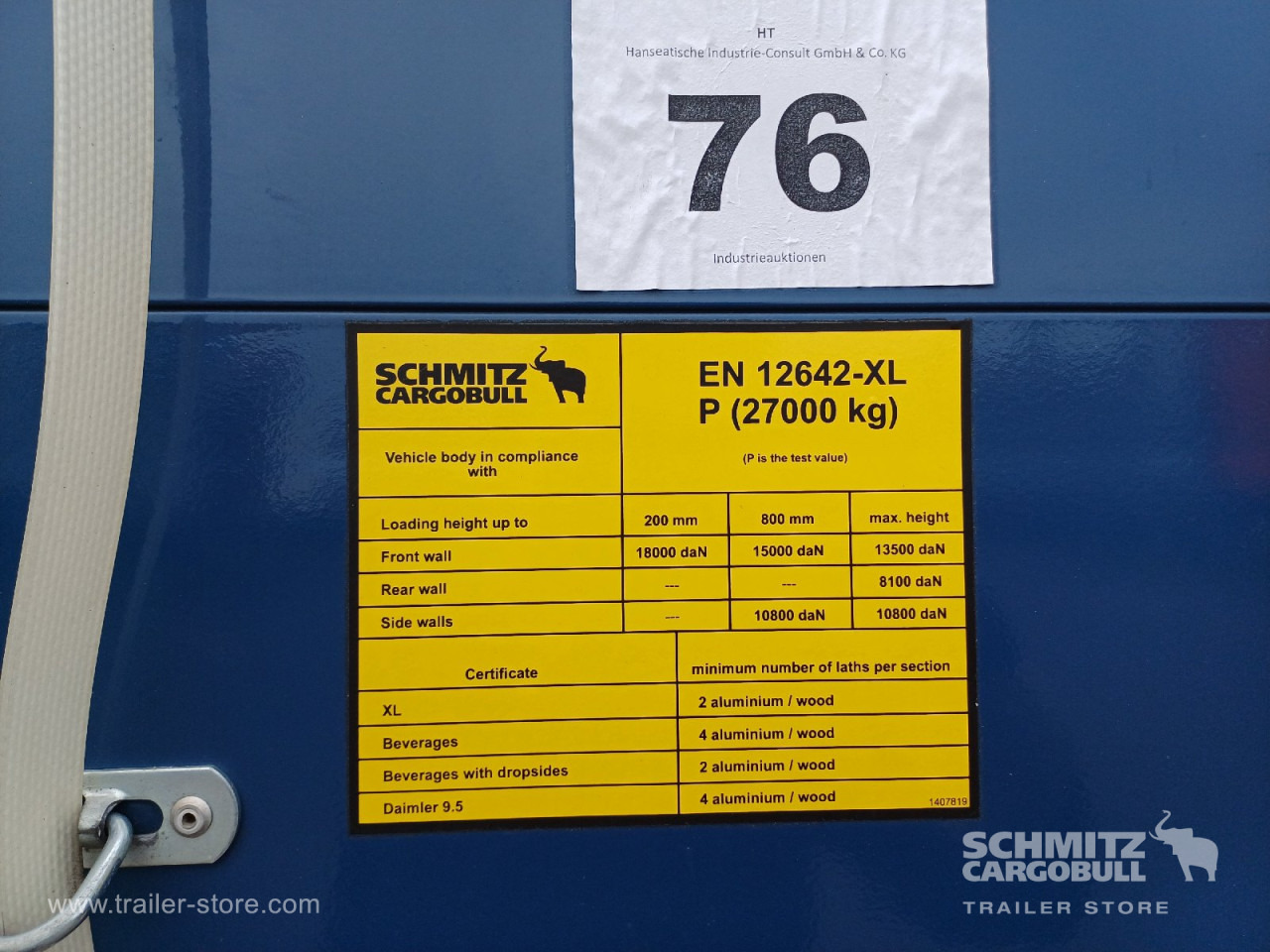 SCHMITZ Auflieger Curtainsider Standard - Tentpoolhaagis: pilt 2 SCHMITZ Auflieger Curtainsider Standard - Tentpoolhaagis: pilt 2
