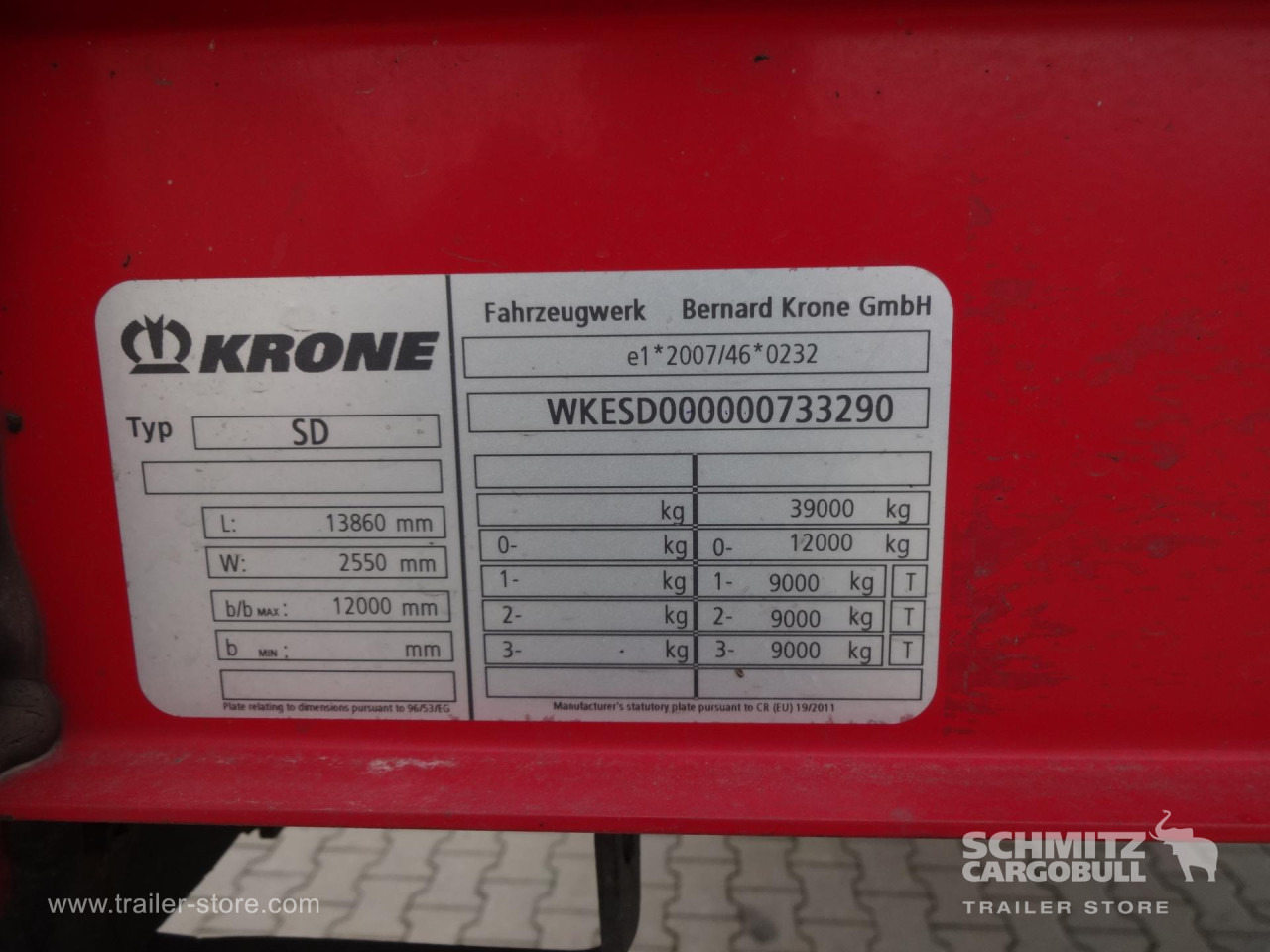 KRONE Curtainsider Mega - Tentpoolhaagis: pilt 2 KRONE Curtainsider Mega - Tentpoolhaagis: pilt 2