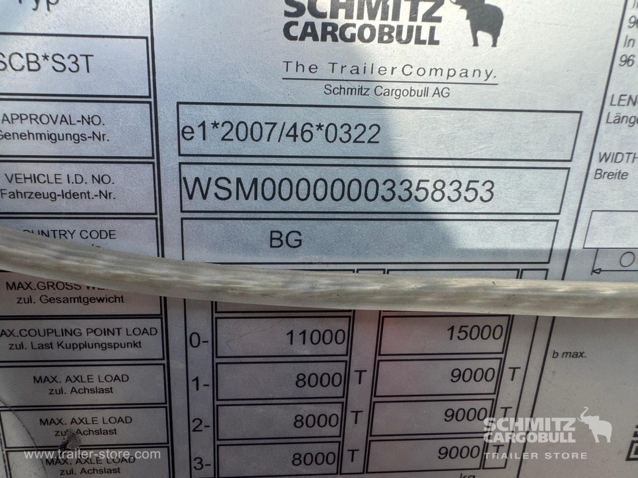 SCHMITZ Curtainsider Standard - Tentpoolhaagis: pilt 2 SCHMITZ Curtainsider Standard - Tentpoolhaagis: pilt 2