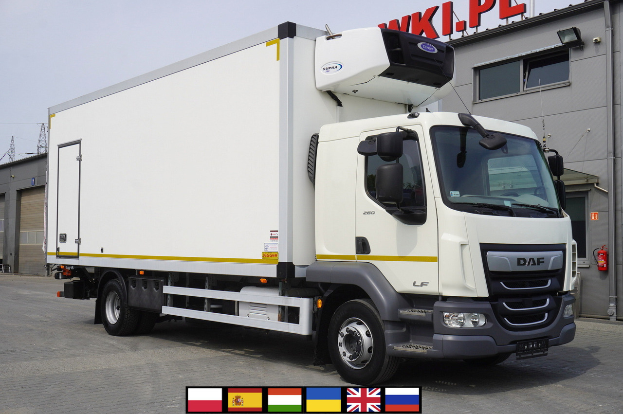 DAF LF 16.260 / Jegger Refrigerator / Carrier Supra 750 / DHOLLANDIA 1500 kg / Sleeper cab - Külmutiga veoauto: pilt 1 DAF LF 16.260 / Jegger Refrigerator / Carrier Supra 750 / DHOLLANDIA 1500 kg / Sleeper cab - Külmutiga veoauto: pilt 1