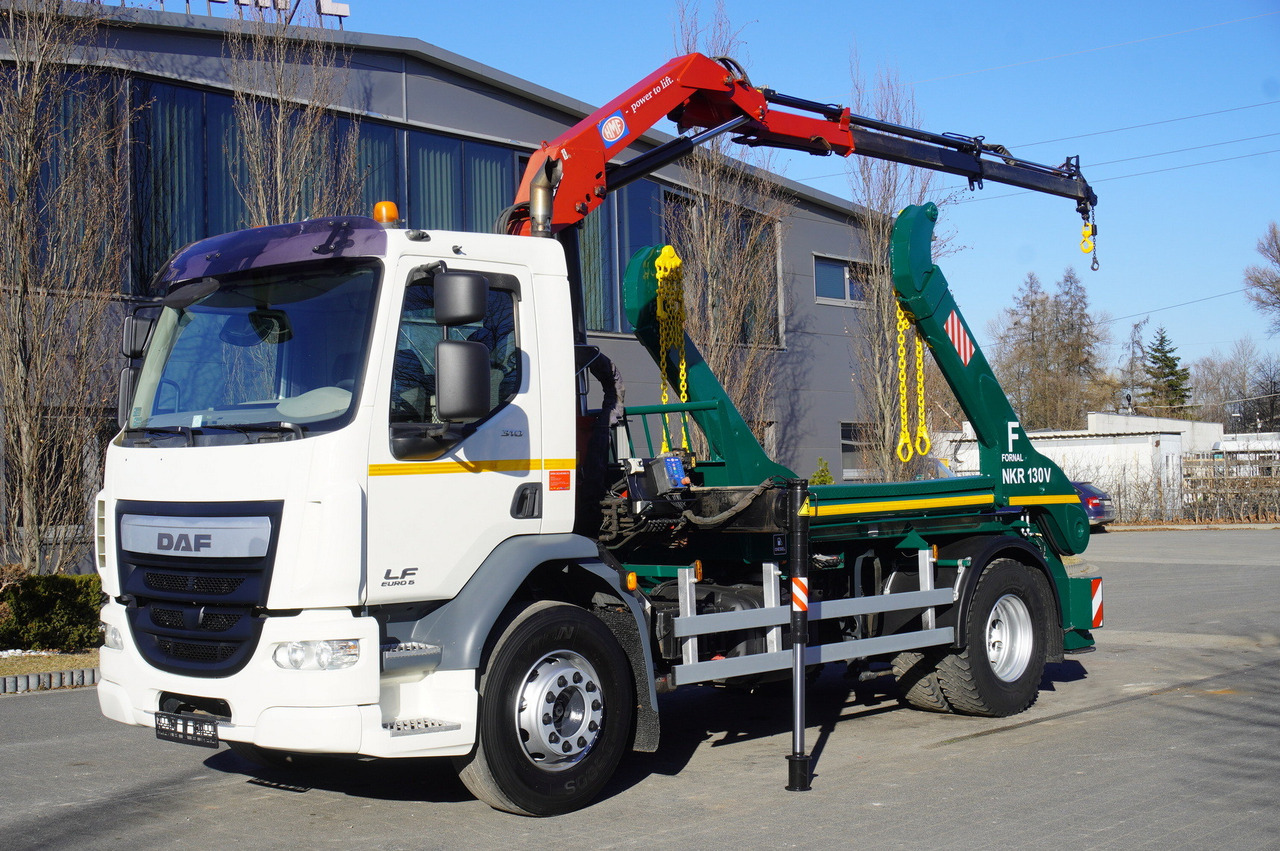 DAF LF 18.310 E6 / Skip loader Fornal NKR 130V / HDS HMF 735 K2 / Manual gearbox - Kraanaga veoauto: pilt 2 DAF LF 18.310 E6 / Skip loader Fornal NKR 130V / HDS HMF 735 K2 / Manual gearbox - Kraanaga veoauto: pilt 2