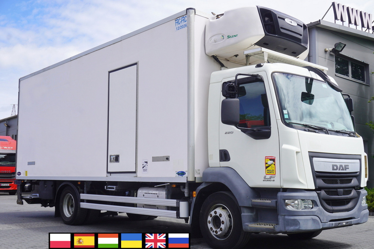 DAF LF 220 / Refrigerator 16 EPAL Multitemp / Carrier Supra 1150 MT / Palfinger 1500 kg - Külmutiga veoauto: pilt 1 DAF LF 220 / Refrigerator 16 EPAL Multitemp / Carrier Supra 1150 MT / Palfinger 1500 kg - Külmutiga veoauto: pilt 1