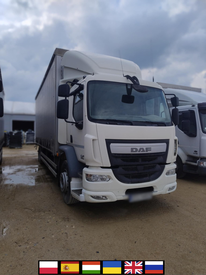 DAF LF 250 / Curtainsider 18 EPAL / sleeping cab - Tent veoauto: pilt 1 DAF LF 250 / Curtainsider 18 EPAL / sleeping cab - Tent veoauto: pilt 1
