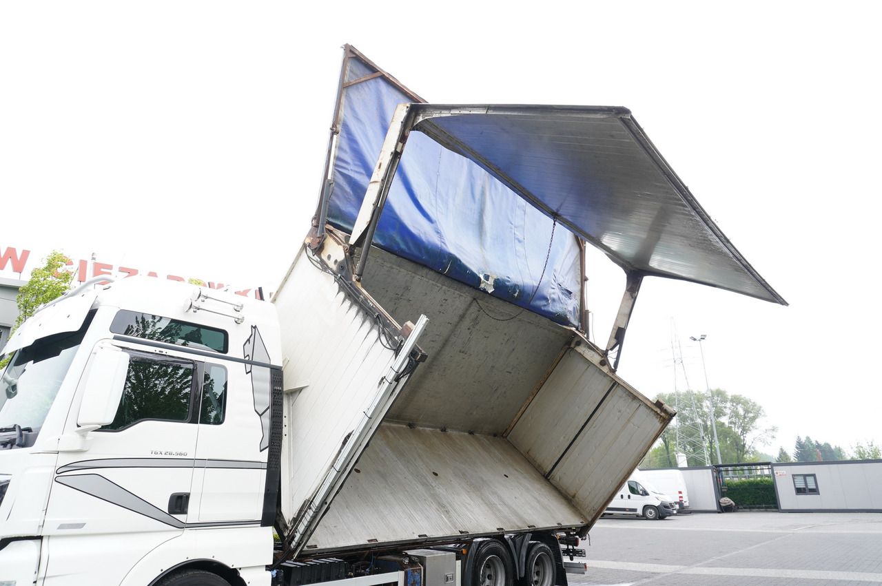 Dump truck body , side opening, 40 m3, side tipper - Asenduskorpus - furgoon: pilt 1 Dump truck body , side opening, 40 m3, side tipper - Asenduskorpus - furgoon: pilt 1