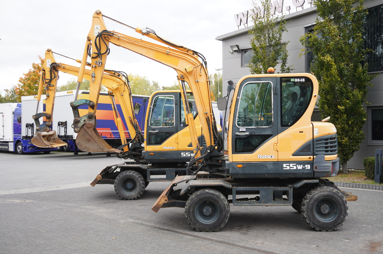 Hyundai Robex 55W-9 Wheeled Excavator 5.5t / 2 units - Ratastel ekskavaator: pilt 1 Hyundai Robex 55W-9 Wheeled Excavator 5.5t / 2 units - Ratastel ekskavaator: pilt 1