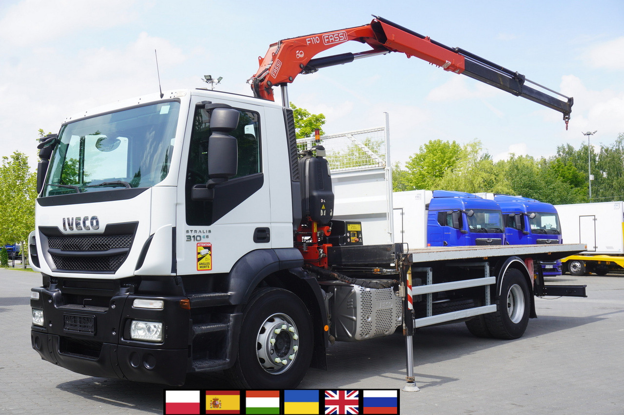 IVECO STRALIS 310 E6 / FASSI F110B / 630 MTH! / 4 t lift cap. / 19 t - Kraanaga veoauto: pilt 1 IVECO STRALIS 310 E6 / FASSI F110B / 630 MTH! / 4 t lift cap. / 19 t - Kraanaga veoauto: pilt 1