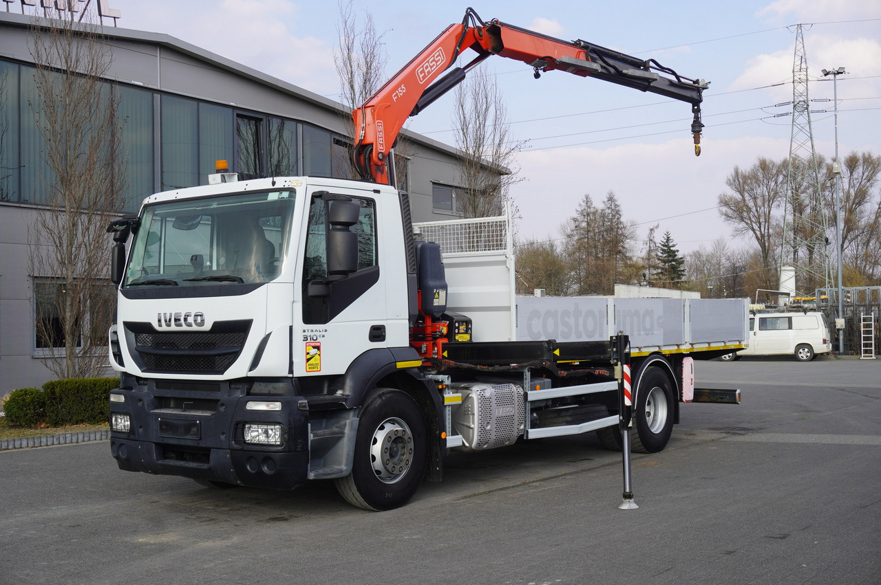 IVECO STRALIS 310 E6 / HDS FASSI 155 6.2 T / 250 thousand km - Madelveok/ Platvormveok, Kraanaga veoauto: pilt 1 IVECO STRALIS 310 E6 / HDS FASSI 155 6.2 T / 250 thousand km - Madelveok/ Platvormveok, Kraanaga veoauto: pilt 1