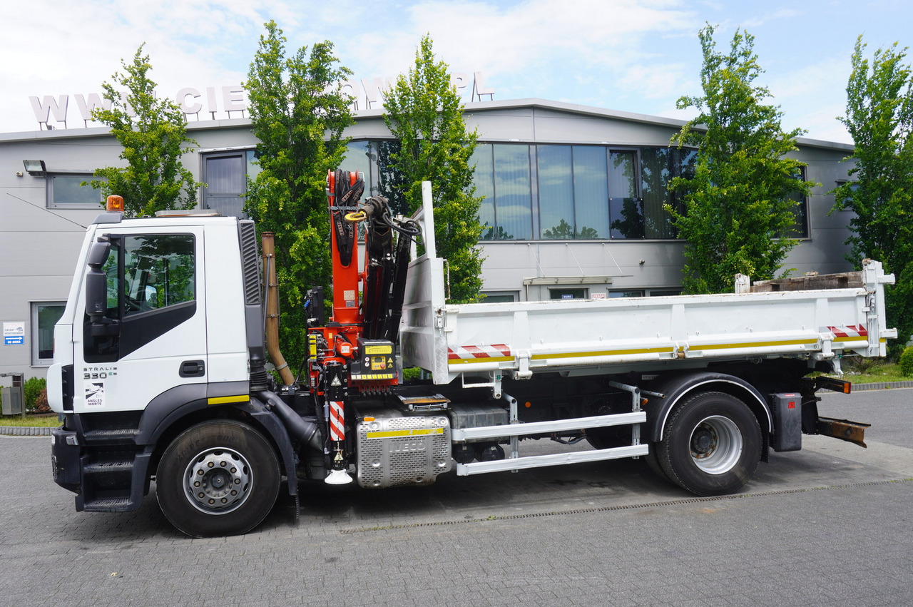 IVECO STRALIS 330 E6 / FASSI 195A 8.5 T / 3-side tipper - Kallurauto, Kraanaga veoauto: pilt 3 IVECO STRALIS 330 E6 / FASSI 195A 8.5 T / 3-side tipper - Kallurauto, Kraanaga veoauto: pilt 3