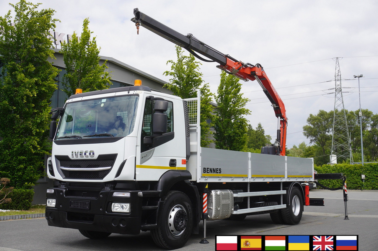 Iveco Stralis 310 / 34 tho km !!! / FASSI 4 Tons 400 MTH! / Flatbed - Madelveok/ Platvormveok, Kraanaga veoauto: pilt 1 Iveco Stralis 310 / 34 tho km !!! / FASSI 4 Tons 400 MTH! / Flatbed - Madelveok/ Platvormveok, Kraanaga veoauto: pilt 1