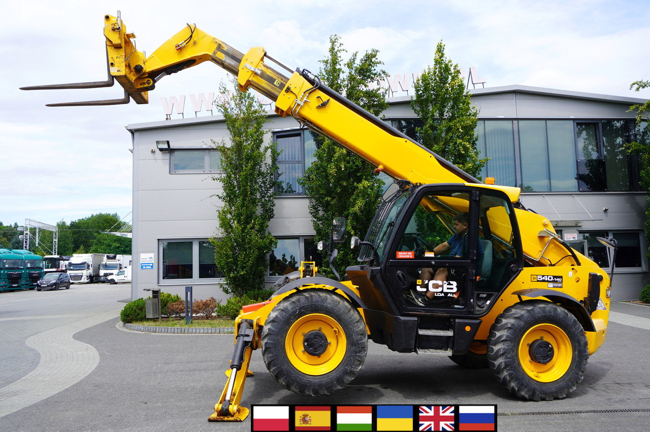 JCB 540-140 telescopic loader / 14 m range / 1800 MTH - Teleskooplaadur: pilt 1 JCB 540-140 telescopic loader / 14 m range / 1800 MTH - Teleskooplaadur: pilt 1