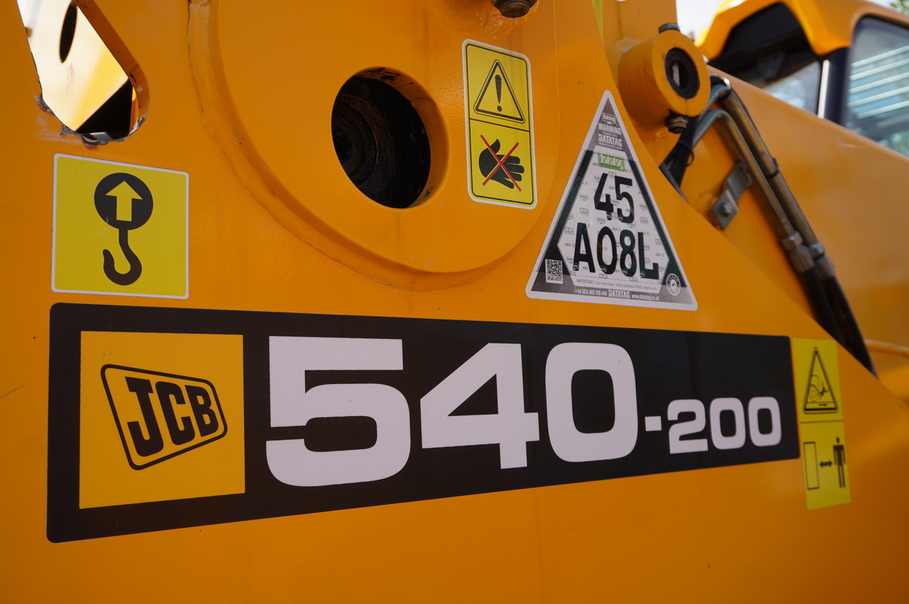 JCB 540-200 Telescopic Loader / 20 m reach / joystick / 2 units - Rataslaadur: pilt 5 JCB 540-200 Telescopic Loader / 20 m reach / joystick / 2 units - Rataslaadur: pilt 5