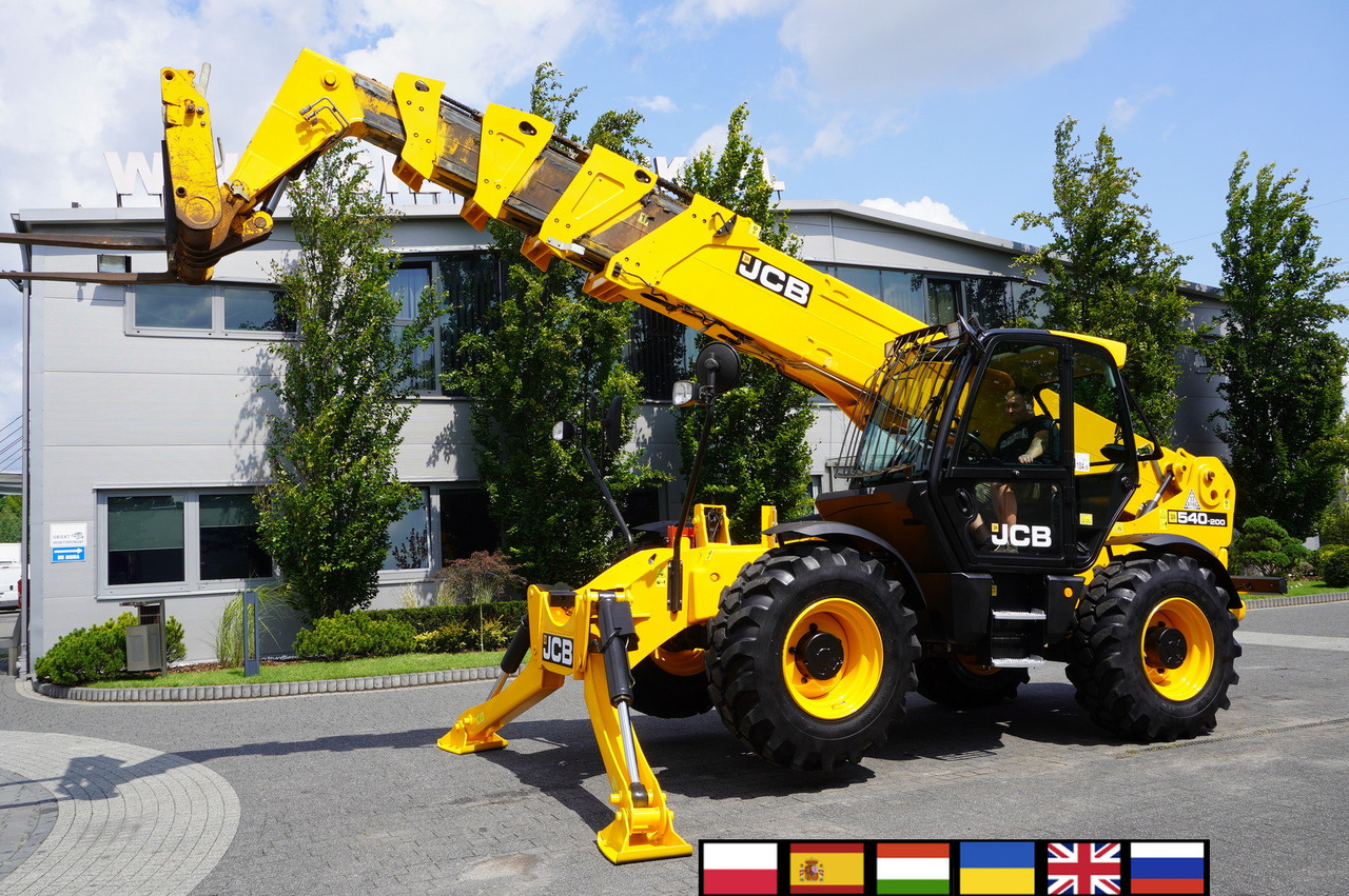 JCB 540-200 Telescopic Loader / 20 m reach / joystick - Teleskooplaadur: pilt 1 JCB 540-200 Telescopic Loader / 20 m reach / joystick - Teleskooplaadur: pilt 1