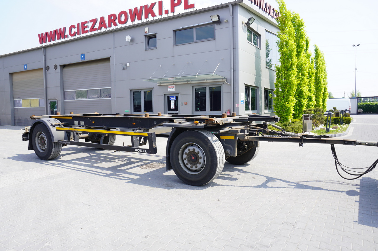 KOGEL AWE 18, two-axle, BDF, 7.5m chassis , air suspension, SAF axles - Šassii järelhaagis: pilt 1 KOGEL AWE 18, two-axle, BDF, 7.5m chassis , air suspension, SAF axles - Šassii järelhaagis: pilt 1