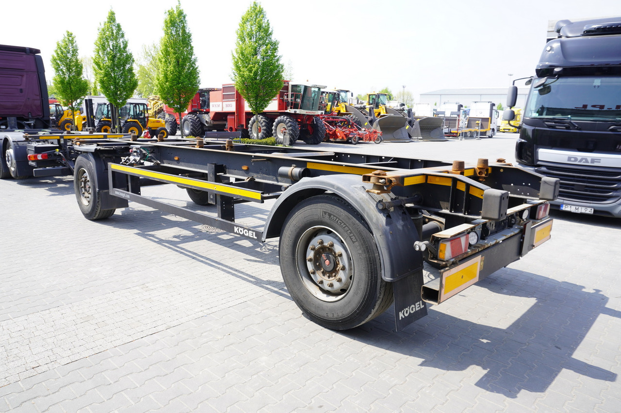 KOGEL AWE 18, two-axle, BDF, 7.5m chassis , air suspension, SAF axles - Šassii järelhaagis: pilt 4 KOGEL AWE 18, two-axle, BDF, 7.5m chassis , air suspension, SAF axles - Šassii järelhaagis: pilt 4