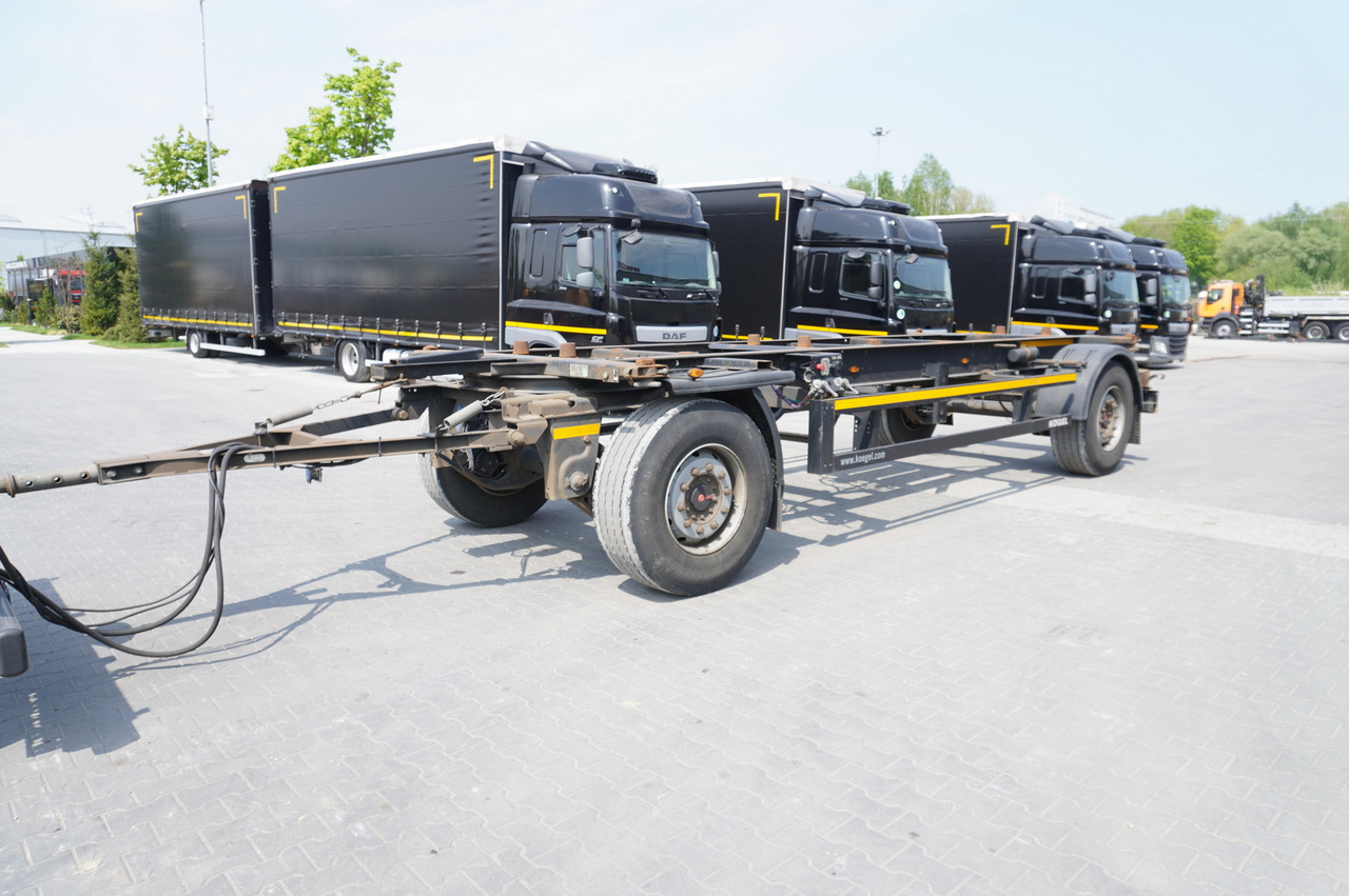 KOGEL AWE 18, two-axle, BDF, 7.5m chassis , air suspension, SAF axles - Šassii järelhaagis: pilt 2 KOGEL AWE 18, two-axle, BDF, 7.5m chassis , air suspension, SAF axles - Šassii järelhaagis: pilt 2
