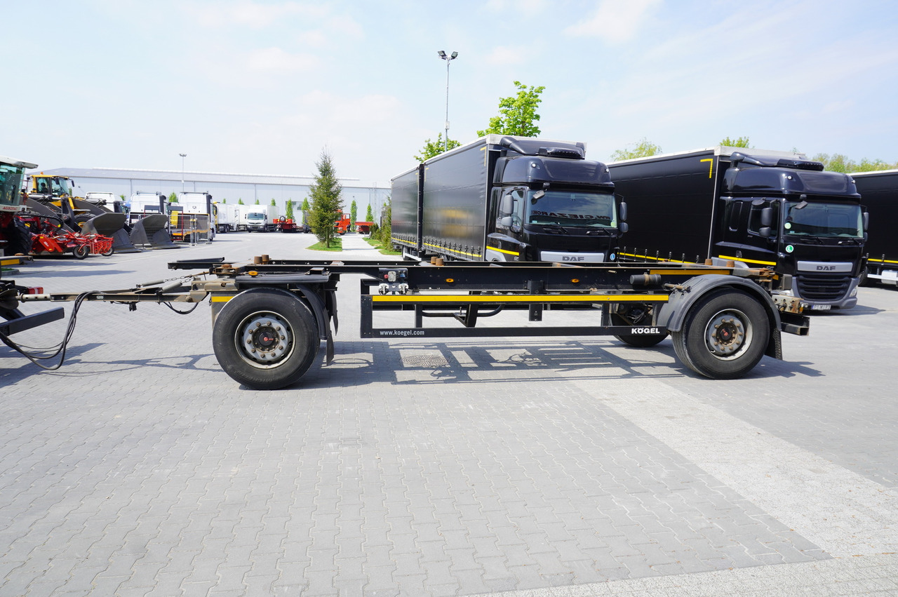 KOGEL AWE 18, two-axle, BDF, 7.5m chassis , air suspension, SAF axles - Šassii järelhaagis: pilt 3 KOGEL AWE 18, two-axle, BDF, 7.5m chassis , air suspension, SAF axles - Šassii järelhaagis: pilt 3