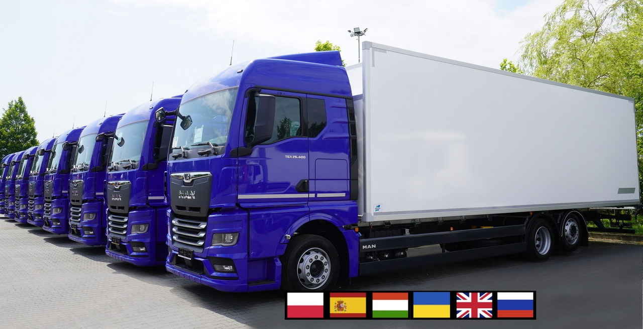 MAN New MAN TGX 26.400 / NEW IGLOOCAR refrigerator 23 pallets / 6×2 / 2024 / 10 units - Kasti veoauto: pilt 1 MAN New MAN TGX 26.400 / NEW IGLOOCAR refrigerator 23 pallets / 6×2 / 2024 / 10 units - Kasti veoauto: pilt 1