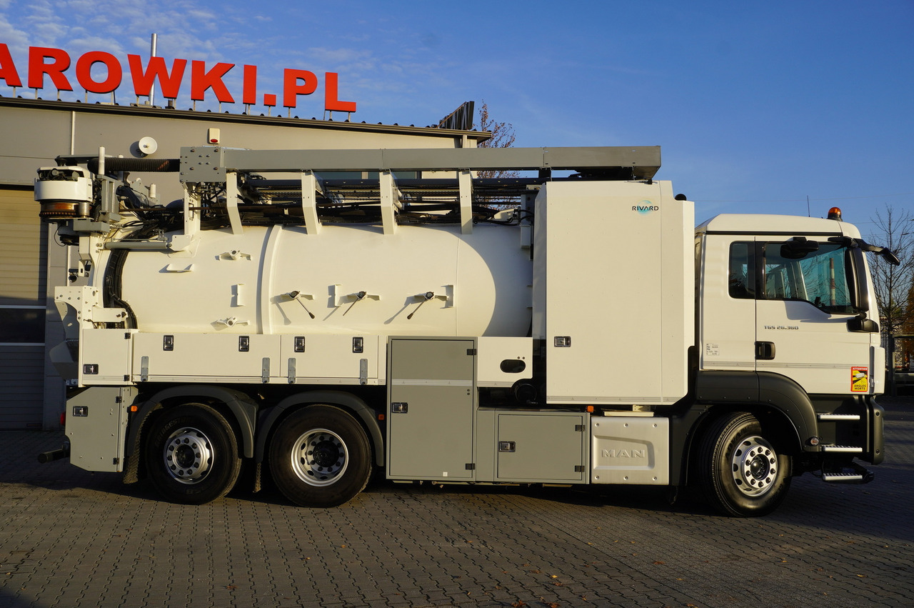 MAN TGS 26.360 E6 / RIVARD sewage cleaner 18 m3 / 180 tho. km / steering axle / 2 units - Vaakumveok: pilt 3 MAN TGS 26.360 E6 / RIVARD sewage cleaner 18 m3 / 180 tho. km / steering axle / 2 units - Vaakumveok: pilt 3