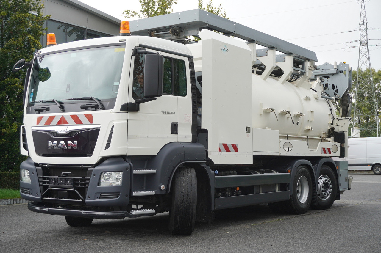 MAN TGS 26.360 E6 / RIVARD sewage cleaner 18 m3 / 90 tho. km / steering axle / 2 units - Vaakumveok: pilt 2 MAN TGS 26.360 E6 / RIVARD sewage cleaner 18 m3 / 90 tho. km / steering axle / 2 units - Vaakumveok: pilt 2