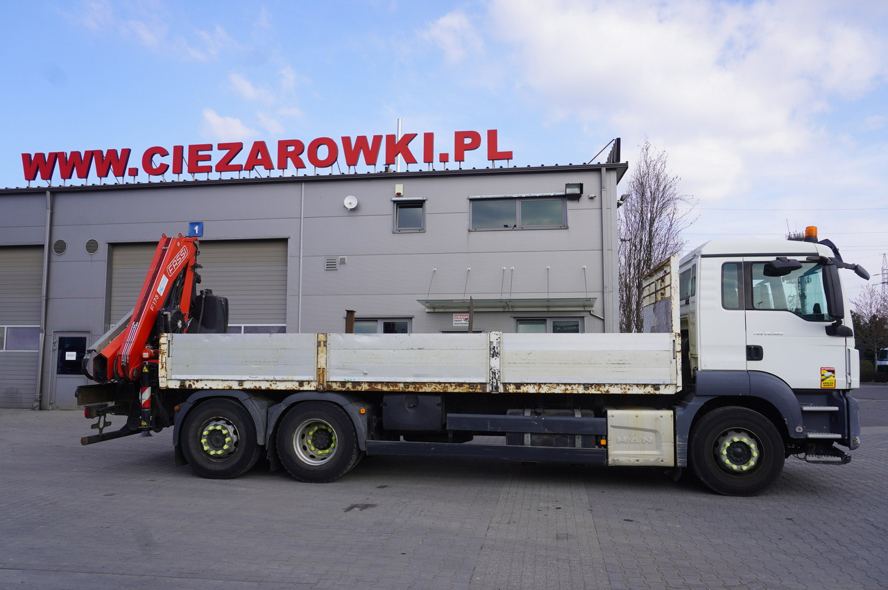 MAN TGS 26.360 Flatbed / Fassi F175 7.7 T / steered 3rd axle - Madelveok/ Platvormveok, Kraanaga veoauto: pilt 3 MAN TGS 26.360 Flatbed / Fassi F175 7.7 T / steered 3rd axle - Madelveok/ Platvormveok, Kraanaga veoauto: pilt 3