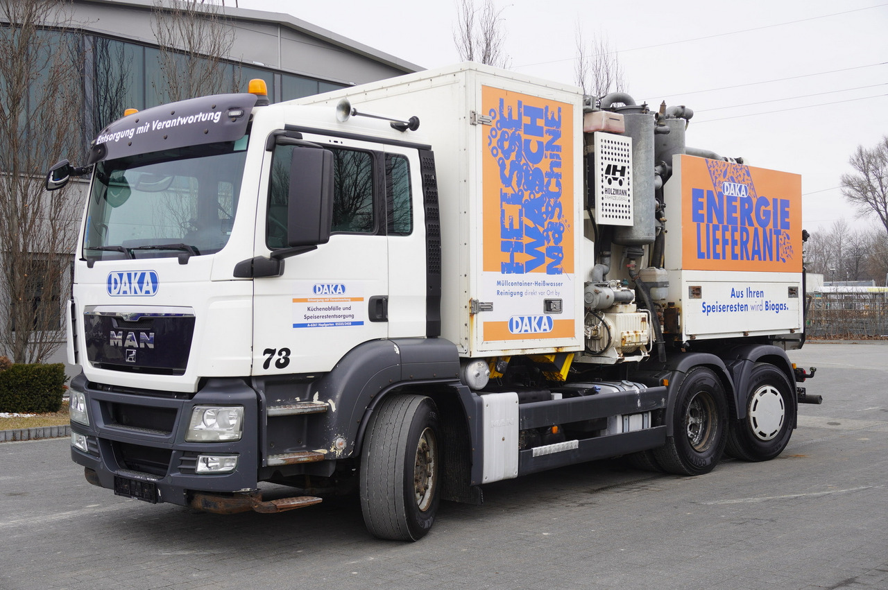 MAN TGS 26.360 / Holzmann Fahrzeugbau HBS 28/120.00 kitchen waste vehicle / Euro 5 - Prügiauto: pilt 1 MAN TGS 26.360 / Holzmann Fahrzeugbau HBS 28/120.00 kitchen waste vehicle / Euro 5 - Prügiauto: pilt 1