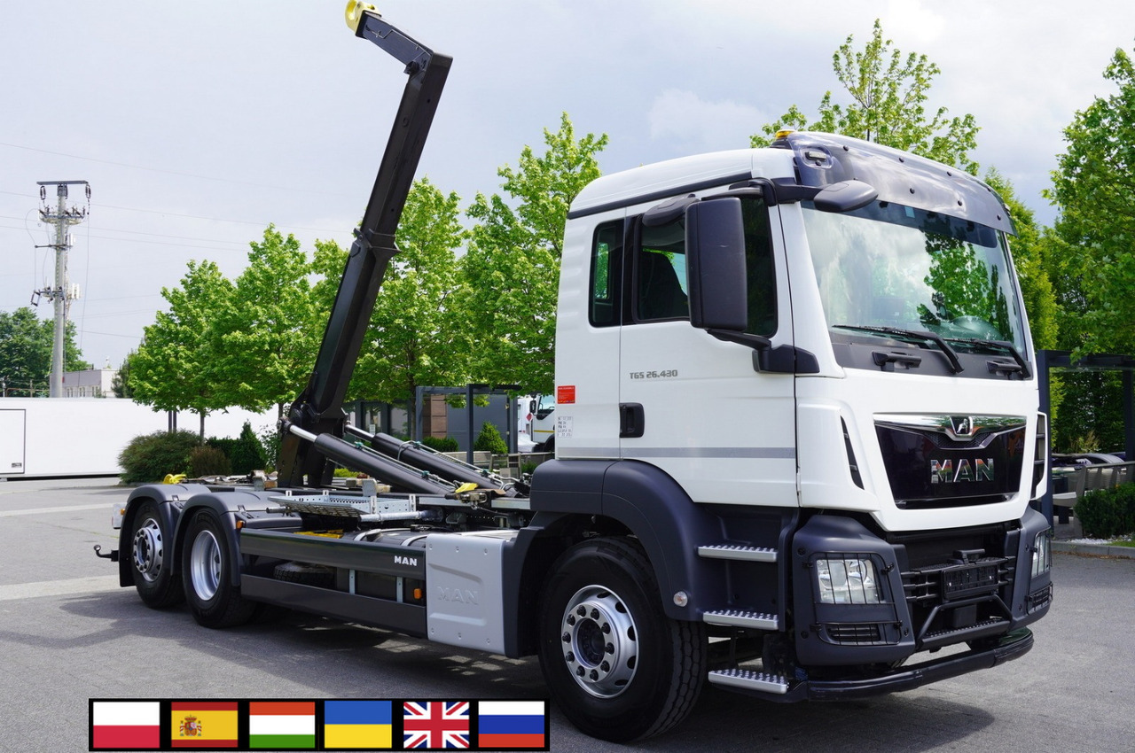 MAN TGS 26.430 E6 6x2 / HIAB Multilift hooklift - Konkstõstukiga veoauto: pilt 1 MAN TGS 26.430 E6 6x2 / HIAB Multilift hooklift - Konkstõstukiga veoauto: pilt 1