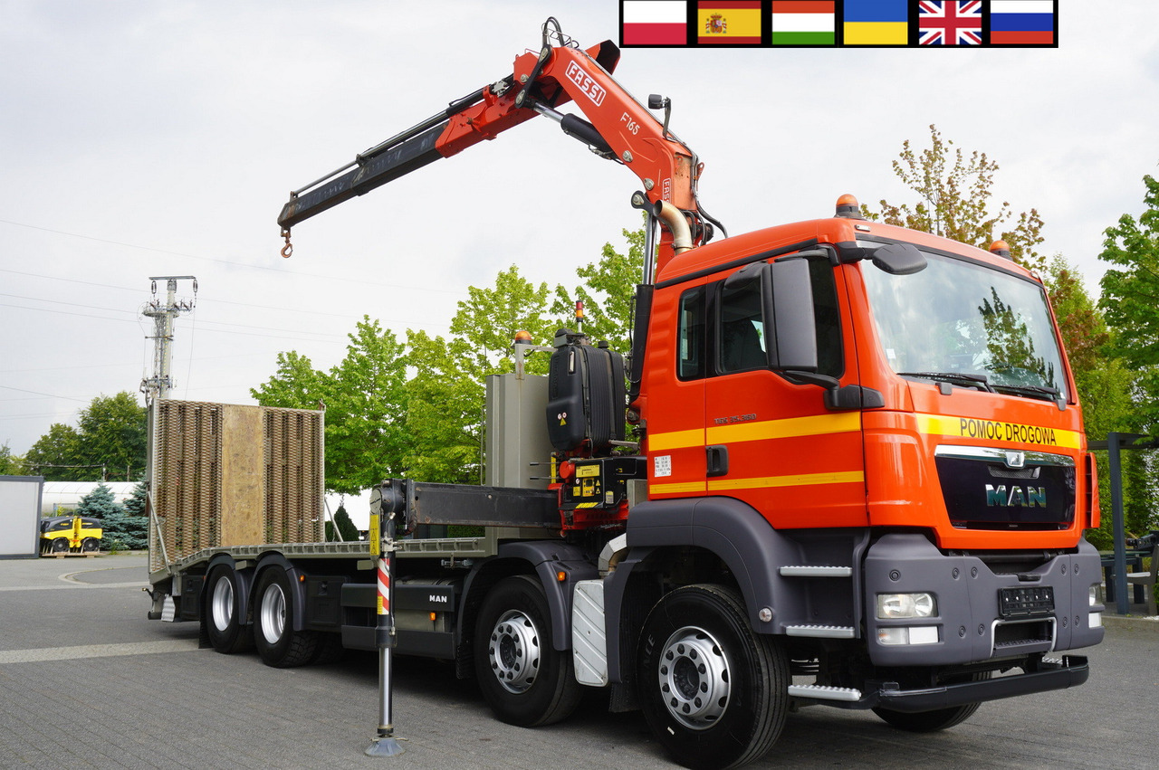 MAN TGS 35.360 E5 8x2 / FASSI F165 / 5.4 T cap. / 8.25 m reach - Kraanaga veoauto: pilt 1 MAN TGS 35.360 E5 8x2 / FASSI F165 / 5.4 T cap. / 8.25 m reach - Kraanaga veoauto: pilt 1