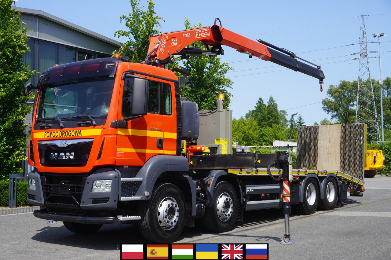 MAN TGS 35.360 E6 8x2 / FASSI F235 crane / 6.5 T cap. / 8.3 m reach - Kraanaga veoauto: pilt 1 MAN TGS 35.360 E6 8x2 / FASSI F235 crane / 6.5 T cap. / 8.3 m reach - Kraanaga veoauto: pilt 1
