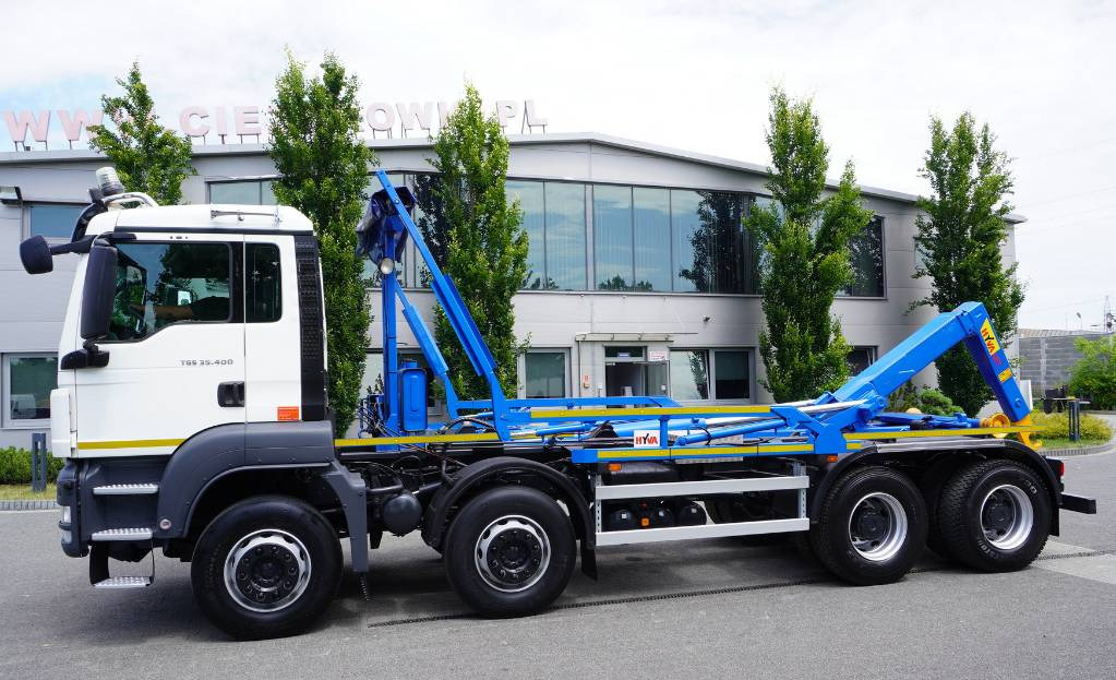 MAN TGS 35.400 8×4 HYVA LIFT 32.56 SE hooklift - Konkstõstukiga veoauto: pilt 2 MAN TGS 35.400 8×4 HYVA LIFT 32.56 SE hooklift - Konkstõstukiga veoauto: pilt 2